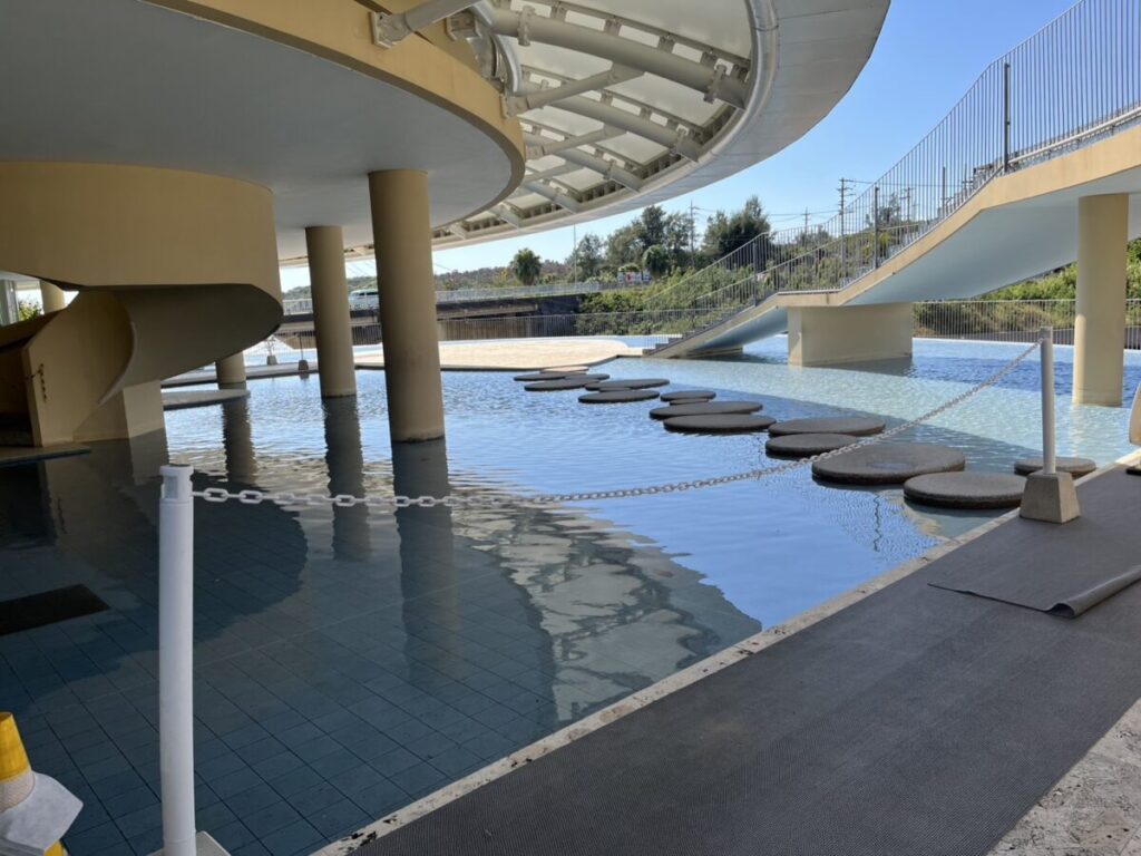 道の駅ぎのざの水遊び場