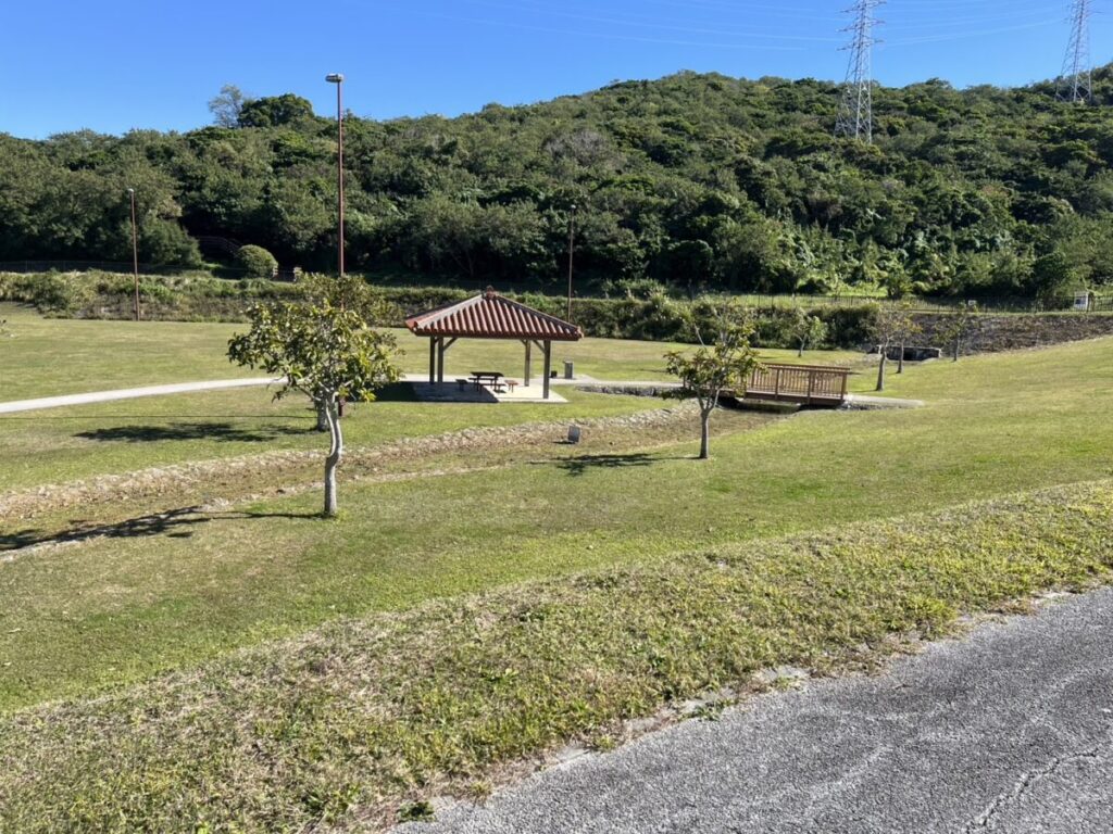 中城公園の広い芝生広場
