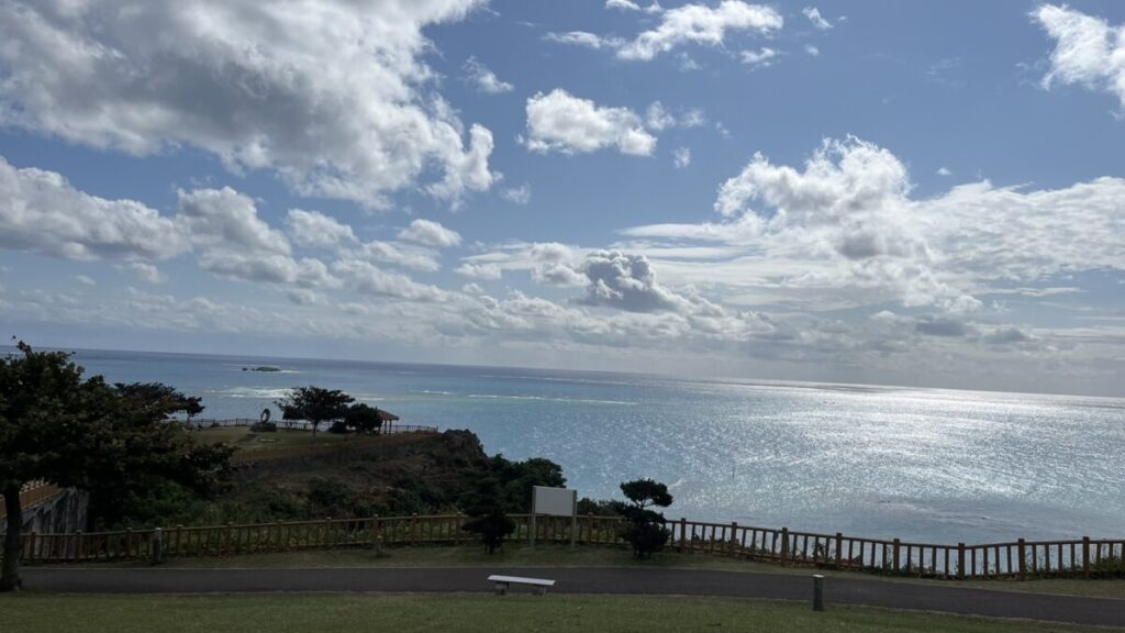 太平洋を望む展望