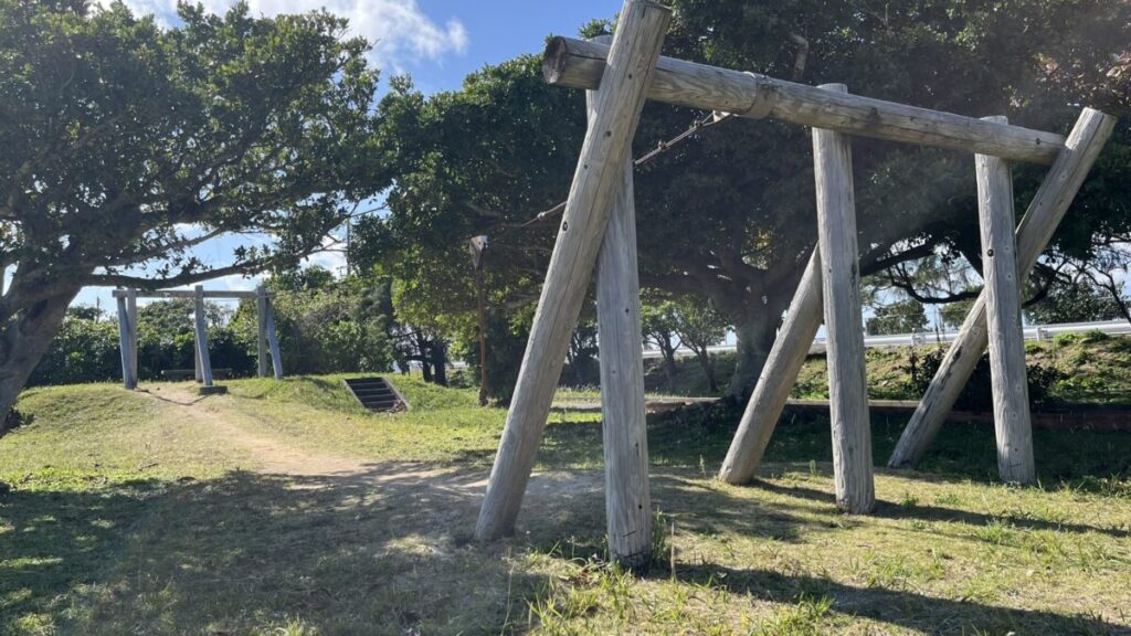 人気のターザンロープ